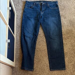 Lucky Brand Men's Dark Blue Straight Jeans